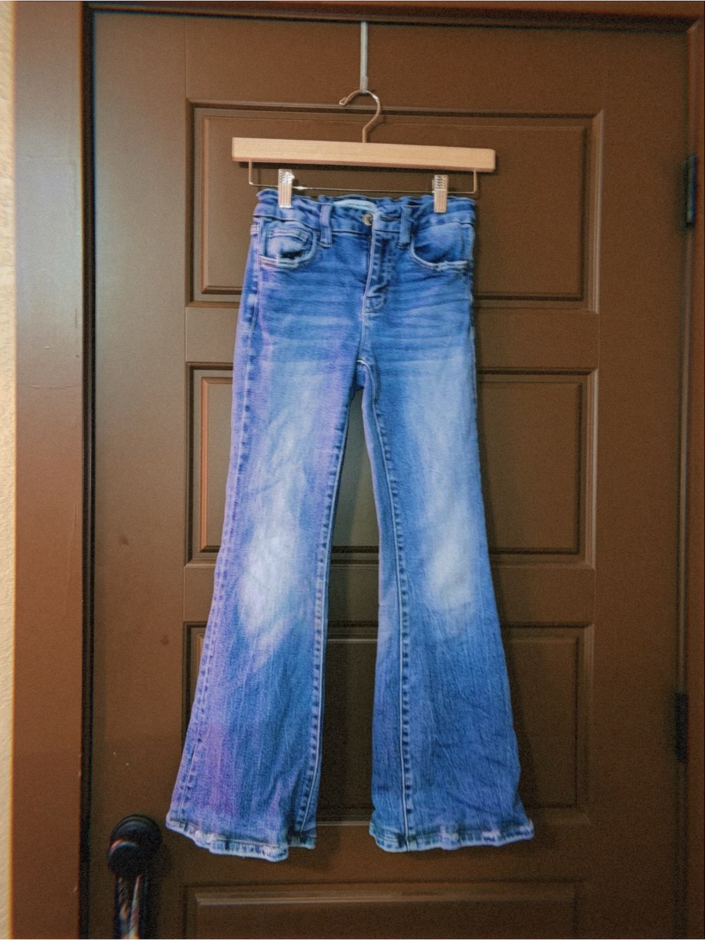 Classic Blue Flared Girls Jeans